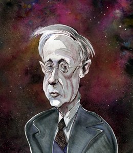 Gustav Holst - caricature of the English composer